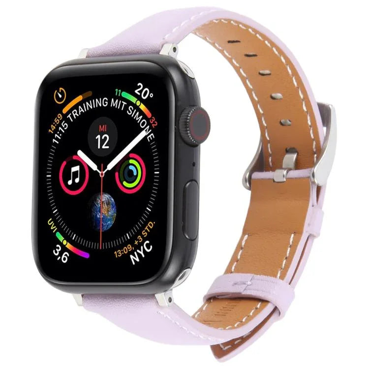 실크 마이크로화이버 가죽 시계줄, 애플 워치 46mm / 49mm / 45mm / 44mm용, 애플 워치 42mm / 41mm / 40mm / 38mm용