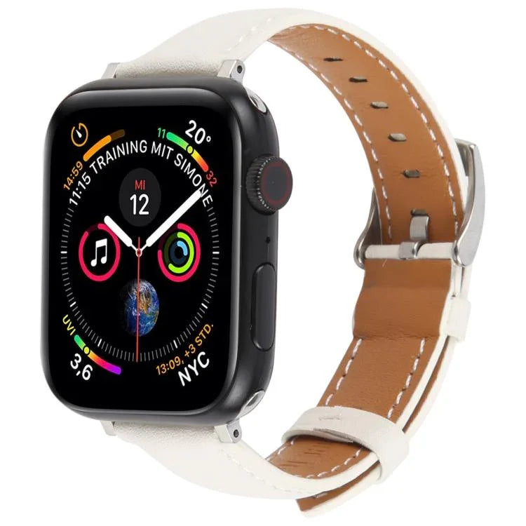 실크 마이크로화이버 가죽 시계줄, 애플 워치 46mm / 49mm / 45mm / 44mm용, 애플 워치 42mm / 41mm / 40mm / 38mm용