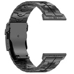 26mm 퀵 릴리스 플랫 버클 티타늄 합금 시계줄, 애플 워치 46mm / 49mm / 45mm / 44mm용