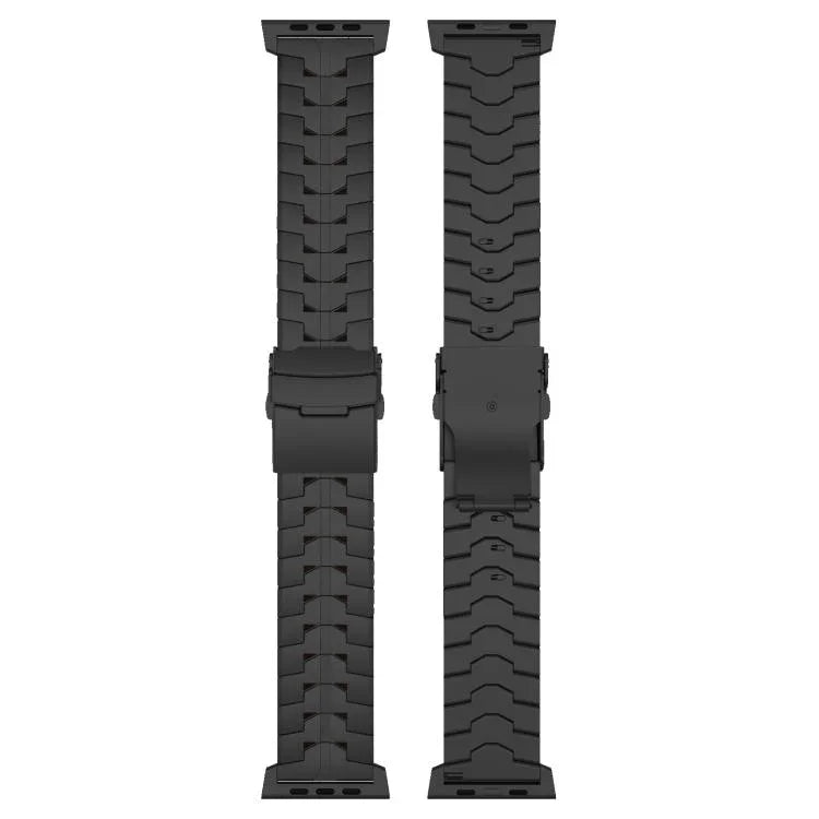 26mm 퀵 릴리스 플랫 버클 티타늄 합금 시계줄, 애플 워치 46mm / 49mm / 45mm / 44mm용