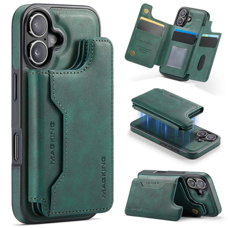 MAGKING K3 시리즈 MagSafe RFID 카드 가방 분리형 폰 케이스, 아이폰 17e / 16e용, 아이폰 17용, 아이폰 16 프로 맥스용, 아이폰 16 프로용, 아이폰 16 플러스용, 아이폰 16용