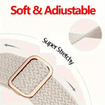 Ladder Buckle Loop Nylon Watch Band with Film Frosted PC Cover, For Apple Watch Series 44mm, For Apple Watch Series 40mm, For Apple Watch Series 10 / 11 46mm, For Apple Watch Series 10 / 11 42mm, For Apple Watch Series 45mm, For Apple Watch Series 41mm