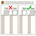 Ladder Buckle Loop Nylon Watch Band with Film Frosted PC Cover, For Apple Watch Series 44mm, For Apple Watch Series 40mm, For Apple Watch Series 10 / 11 46mm, For Apple Watch Series 10 / 11 42mm, For Apple Watch Series 45mm, For Apple Watch Series 41mm