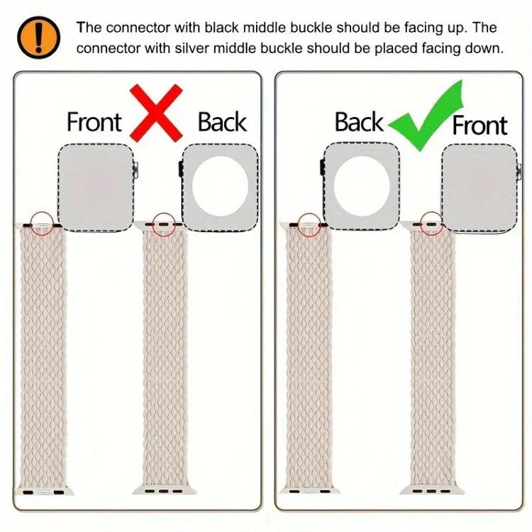 Ladder Buckle Loop Nylon Watch Band with Film Frosted PC Cover, For Apple Watch Series 44mm, For Apple Watch Series 40mm, For Apple Watch Series 10 / 11 46mm, For Apple Watch Series 10 / 11 42mm, For Apple Watch Series 45mm, For Apple Watch Series 41mm