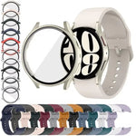 실리콘 시계 밴드와 TPU 케이스, Samsung Galaxy Watch 7 44mm용, Samsung Galaxy Watch 7 40mm용, Samsung Galaxy Watch 4 Classic 46mm용, Samsung Galaxy Watch 4 Classic 42mm용