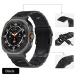 안전 버클 티타늄 합금 시계 밴드, Samsung Galaxy Watch Ultra 47mm / Ultra 2025용
