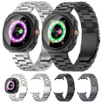 3비즈 플랫 버클 티타늄 합금 시계 밴드, Samsung Galaxy Watch Ultra / Ultra 2025용, Samsung Galaxy Watch8 / Watch8 Classic용