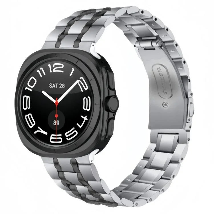 5비즈 스테인리스 스틸 메탈 시계 밴드, Samsung Galaxy Watch Ultra / Ultra 2025용, Samsung Galaxy Watch8 / Watch8 Classic용