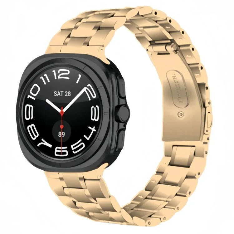 5비즈 스테인리스 스틸 메탈 시계 밴드, Samsung Galaxy Watch Ultra / Ultra 2025용, Samsung Galaxy Watch8 / Watch8 Classic용