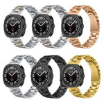 5비즈 스테인리스 스틸 메탈 시계 밴드, Samsung Galaxy Watch Ultra / Ultra 2025용, Samsung Galaxy Watch8 / Watch8 Classic용