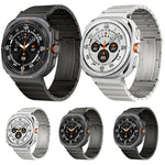 원 비즈 사이드 슬라이드 퀵 릴리스 버클 티타늄 합금 시계 밴드, Samsung Galaxy Watch Ultra / Ultra 2025용, Samsung Galaxy Watch8 / Watch8 Classic용