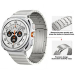 원 비즈 사이드 슬라이드 퀵 릴리스 버클 티타늄 합금 시계 밴드, Samsung Galaxy Watch Ultra / Ultra 2025용, Samsung Galaxy Watch8 / Watch8 Classic용