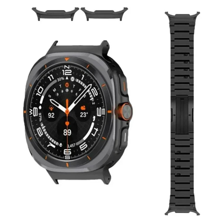 원 비즈 사이드 슬라이드 퀵 릴리스 버클 티타늄 합금 시계 밴드, Samsung Galaxy Watch Ultra / Ultra 2025용, Samsung Galaxy Watch8 / Watch8 Classic용