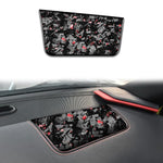 Forged Gold Foil Carbon Fiber Car Front Passenger Seat Panel Decorative Sticker for Chevrolet Corvette C8 2020-, Left Driver, Front Passenger Seat Panel, Left Driver