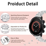 xDfind Diamond Jewelry Stainless Steel Watch Band, For Suunto 9 / 9 Baro / D5 / Core / 7 22mm