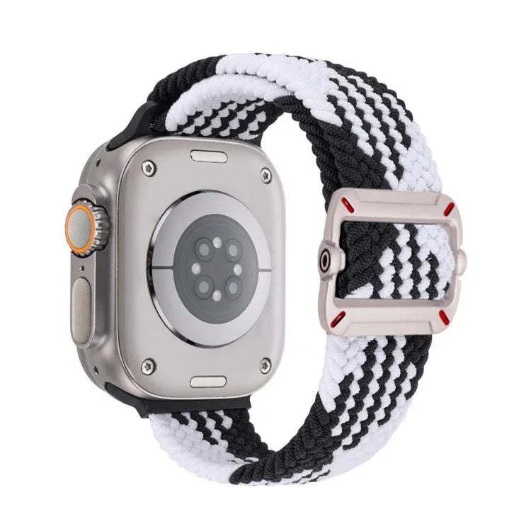 더블 루프 기계식 버클 나일론 꼬임 시계줄, 애플 워치 46mm / 49mm / 45mm / 44mm용