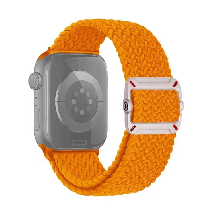더블 루프 기계식 버클 나일론 꼬임 시계줄, 애플 워치 46mm / 49mm / 45mm / 44mm용