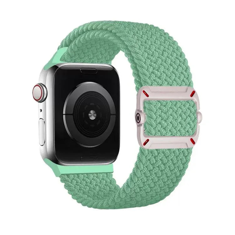 더블 루프 기계식 버클 나일론 꼬임 시계줄, 애플 워치 46mm / 49mm / 45mm / 44mm용