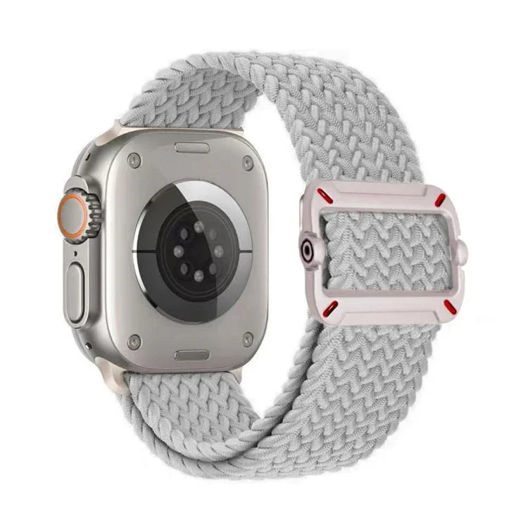 더블 루프 기계식 버클 나일론 꼬임 시계줄, 애플 워치 46mm / 49mm / 45mm / 44mm용