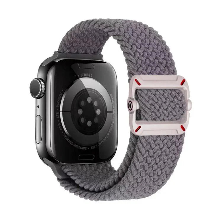 더블 루프 기계식 버클 나일론 꼬임 시계줄, 애플 워치 46mm / 49mm / 45mm / 44mm용