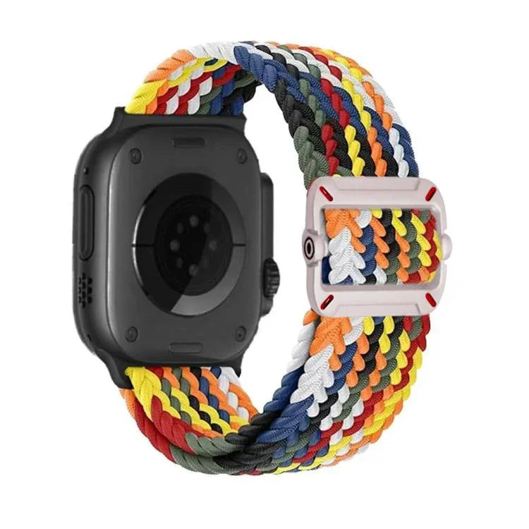 더블 루프 기계식 버클 나일론 꼬임 시계줄, 애플 워치 46mm / 49mm / 45mm / 44mm용