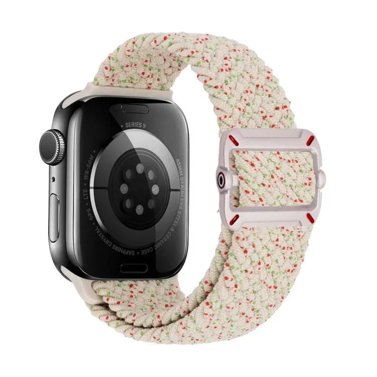 더블 루프 기계식 버클 나일론 꼬임 시계줄, 애플 워치 46mm / 49mm / 45mm / 44mm용