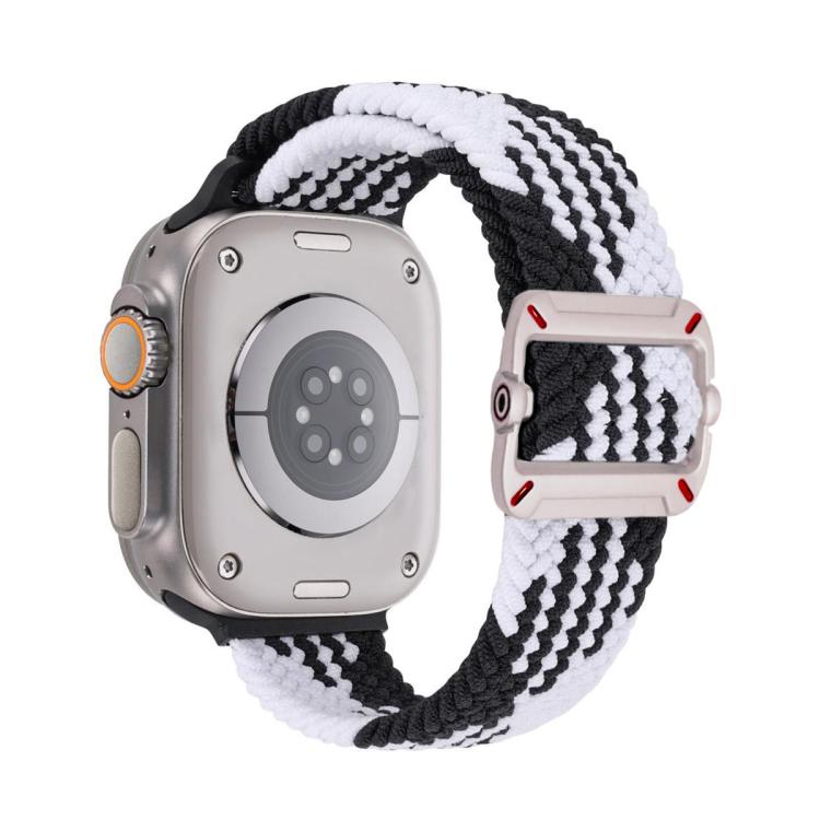 더블 루프 기계식 버클 나일론 꼬임 시계줄, 애플 워치 42mm / 41mm / 40mm / 38mm용