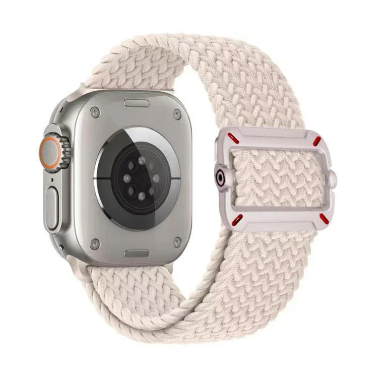 더블 루프 기계식 버클 나일론 꼬임 시계줄, 애플 워치 42mm / 41mm / 40mm / 38mm용