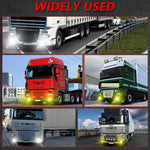 T14 2pcs/Pack 55W 3 inch High Power Dual Lens Fog Light Left and Right Mount Holder Style, For DAF Trucks