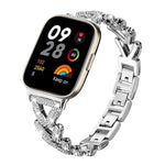 20mm xDfind Small Twist Diamond Metal Watch Band, For Xiaomi Band 10 Pro/9 Pro/Redmi Watch 6/5/4, For Redmi Watch 3 Active / Watch 3 Lite, For Redmi Watch 3