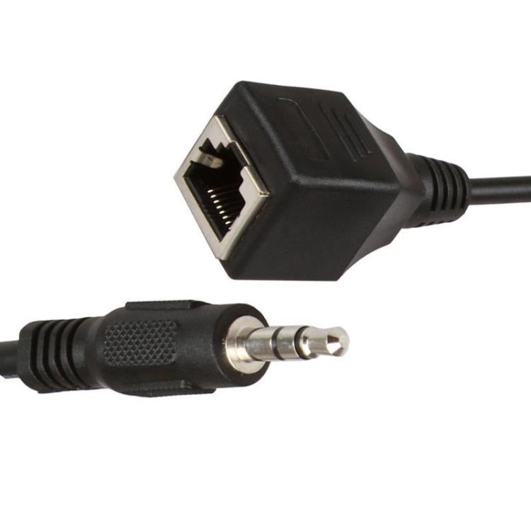 3.5mm 수컷 to RJ45 암컷 네트워크 포트 터치스크린 어댑터 케이블, Thunderstone용