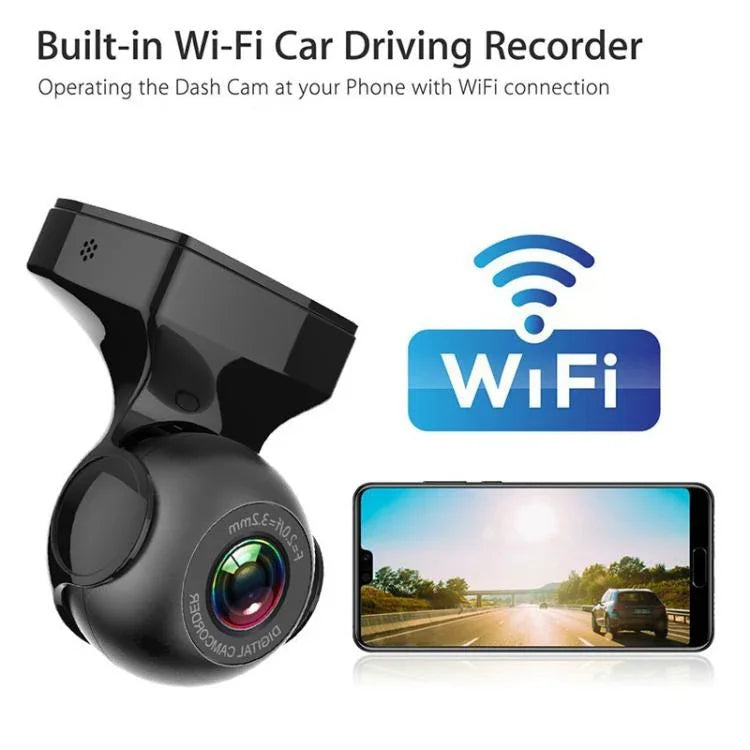 USB WiFi HD 야간 시야 숨겨진 차량용 블랙박스