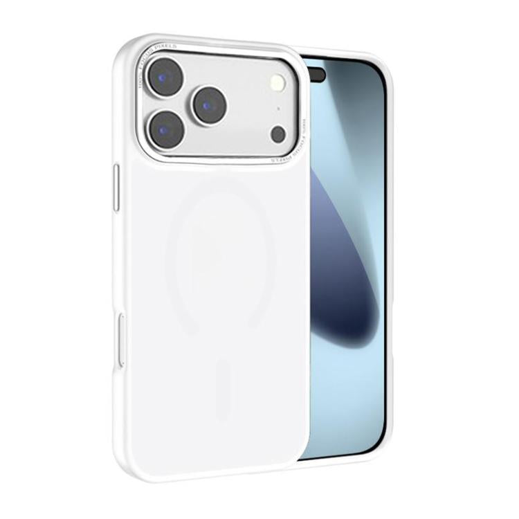 Kalebol 메탈 렌즈 프레임 MagSafe 무광 PC 휴대폰 케이스, 아이폰 17 프로 맥스용, 아이폰 17 프로용, 아이폰 17용, 아이폰 에어용, 아이폰 16 프로 맥스용