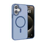 Kalebol 메탈 렌즈 프레임 MagSafe 무광 PC 휴대폰 케이스, 아이폰 16 프로용, 아이폰 16 플러스용, 아이폰 16용, 아이폰 15 프로 맥스용, 아이폰 15 프로용