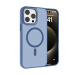 Kalebol 메탈 렌즈 프레임 MagSafe 무광 PC 휴대폰 케이스, 아이폰 16 프로용, 아이폰 16 플러스용, 아이폰 16용, 아이폰 15 프로 맥스용, 아이폰 15 프로용