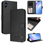 리터 판다 엠보싱 RFID 가죽 폰 케이스 목걸이 끈 포함, iPhone 11 Pro Max용, iPhone 11용, iPhone 11 Pro용, iPhone X / XS용, iPhone XR용, iPhone XS Max용, iPhone 8 Plus / 7 Plus용