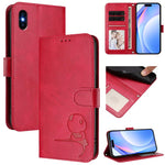 리터 판다 엠보싱 RFID 가죽 폰 케이스 목걸이 끈 포함, iPhone 11 Pro Max용, iPhone 11용, iPhone 11 Pro용, iPhone X / XS용, iPhone XR용, iPhone XS Max용, iPhone 8 Plus / 7 Plus용