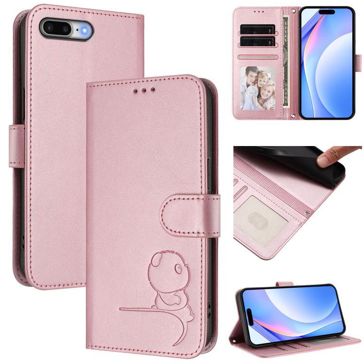 리터 판다 엠보싱 RFID 가죽 폰 케이스 목걸이 끈 포함, iPhone 11 Pro Max용, iPhone 11용, iPhone 11 Pro용, iPhone X / XS용, iPhone XR용, iPhone XS Max용, iPhone 8 Plus / 7 Plus용