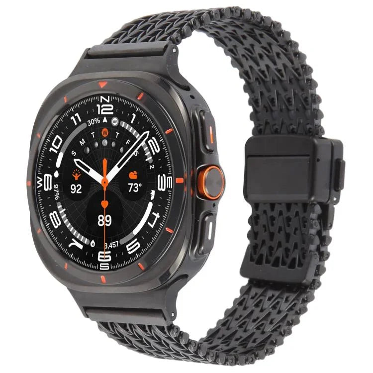 마그네틱 스냅 클라스프 스틸 메시 메탈 시계 밴드, 삼성 갤럭시 Watch Ultra 47mm / Ultra 2025용