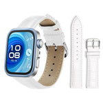 xDfind Bamboo Texture Pin Buckle Leather Watch Band, For Huawei Watch Fit 5 / Fit 5 Pro 20mm, For Huawei Band 10 / 9 / 8 14mm, For Huawei Watch D2 22mm