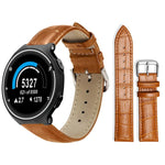 xDfind Bamboo Texture Pin Buckle Leather Watch Band, For Garmin Fenix 8/7X/6X/5X 26mm 22mm, For Garmin Fenix 8/7/6/5 22mm 20mm, For Garmin Fenix 8/7S/6S/5S 20mm 18mm, For Garmin Forerunner 45/45S/Swim2 18mm                                              ...