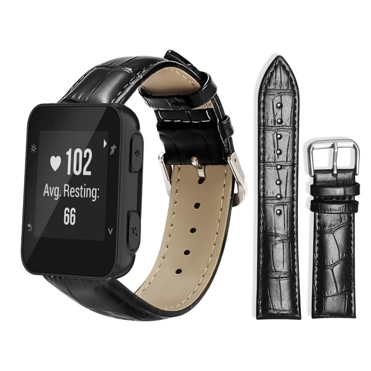 xDfind Bamboo Texture Pin Buckle Leather Watch Band, For Garmin Fenix 8/7X/6X/5X 26mm 22mm, For Garmin Fenix 8/7/6/5 22mm 20mm, For Garmin Fenix 8/7S/6S/5S 20mm 18mm, For Garmin Forerunner 45/45S/Swim2 18mm                                              ...
