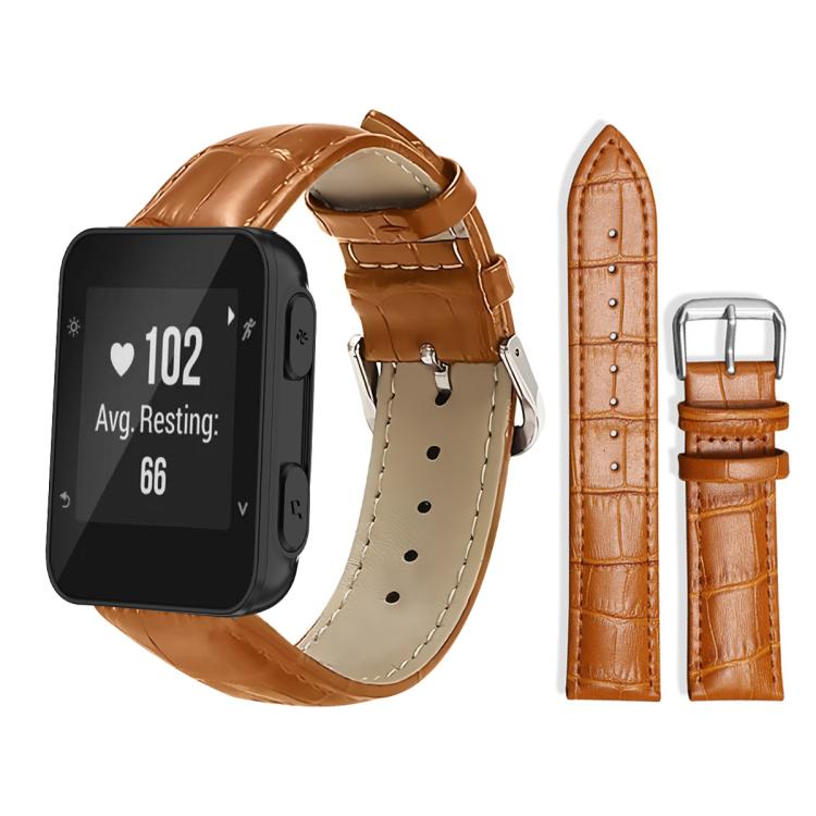xDfind Bamboo Texture Pin Buckle Leather Watch Band, For Garmin Fenix 8/7X/6X/5X 26mm 22mm, For Garmin Fenix 8/7/6/5 22mm 20mm, For Garmin Fenix 8/7S/6S/5S 20mm 18mm, For Garmin Forerunner 45/45S/Swim2 18mm                                              ...