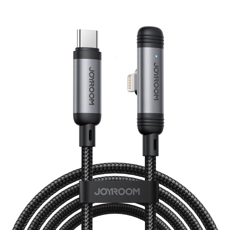 JOYROOM S-A56 EnjoyX Series 30W Type-C to 8 Pin 90 Degree Fast Charging Data Cable, Type-C to 8 Pin