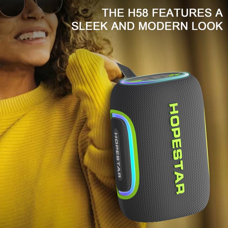 HOPESTAR H58 65W 야외용 휴대용 방수 블루투스 스피커, H58