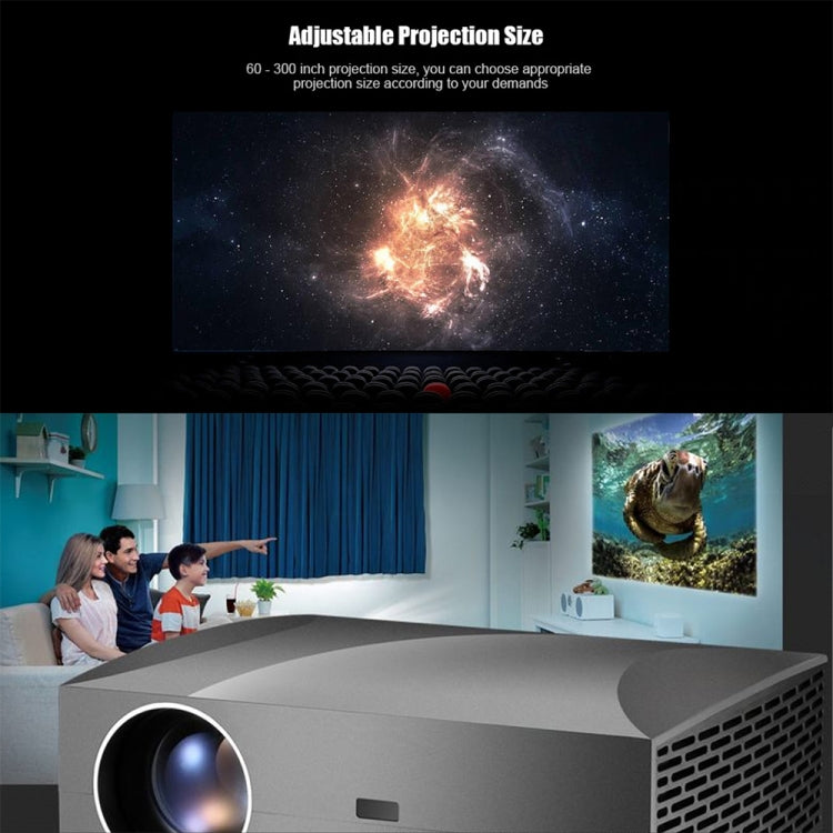 VIVIBRIGHT F30UP 1920x1080 4200 루멘 휴대용 홈 시어터 무선 스마트 프로젝터, 안드로이드 버전, 안드로이드 버전