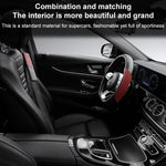 Car Leather Carbon Fiber Stitching Seat Belt Shoulder Guard