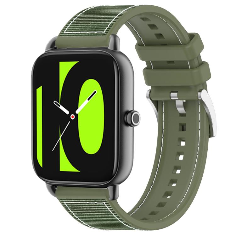 xDfind Hybrid Nylon Braid Silicone Watch Band, 22mm For Xiaomi Watch S3 / 2 Pro / S2 / S1, 22mm For Xiaomi Haylou?Watch S001 / LS02 Pro, 20mm For Xiaomi Haylou RS4 Plus LS11 / LS12