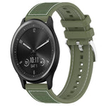 xDfind Hybrid Nylon Braid Silicone Watch Band, 22mm For Garmin Forerunner 570 47mm/935/945, 20mm For Garmin Forerunner 570 42mm/245/645, 20mm For Garmin?Vivomove?Sport/Vivoactive5/3, 22mm For Garmin Venu 3 / Vivoactive 4                                ...