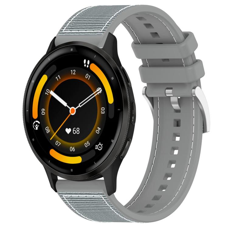 xDfind Hybrid Nylon Braid Silicone Watch Band, 22mm For Garmin Forerunner 570 47mm/935/945, 20mm For Garmin Forerunner 570 42mm/245/645, 20mm For Garmin?Vivomove?Sport/Vivoactive5/3, 22mm For Garmin Venu 3 / Vivoactive 4                                ...